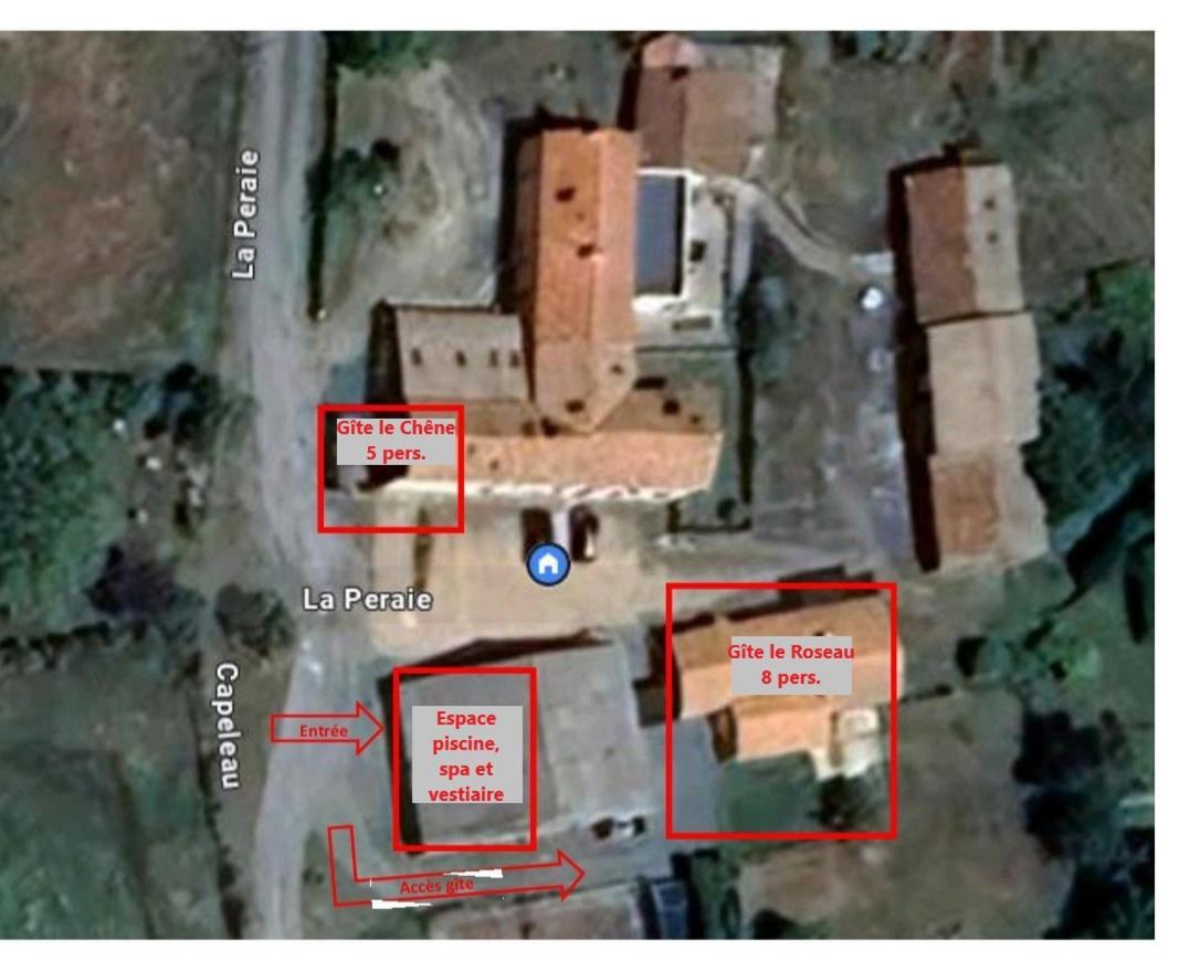 Gite La Peraie - Le Chene Treize-Vents Exteriör bild